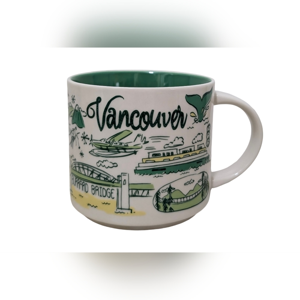 🏠Starbucks "Been There" Series Vancouver Island Canada, Ceramic Coffee Mug.